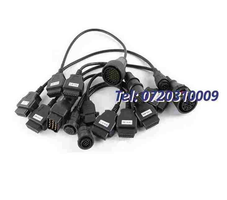 Set De 8 Cabluri Adaptoare Obd2 Autocom Delphi Camioane Dube