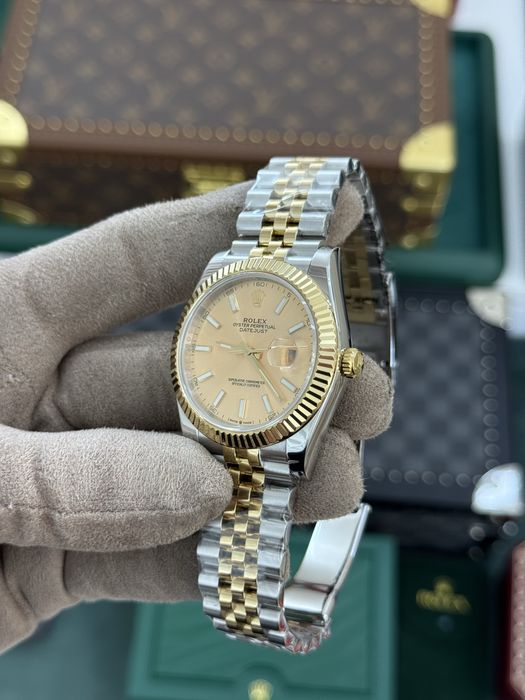 Rolex Date-Just 41mm Champagne