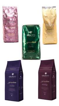 кафе зърна LOLLOCAFFE пакет 1кг GRANBAR внос Италия видове