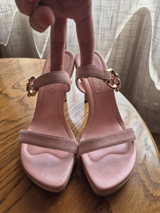 Escada sandale dama Piele roz 38