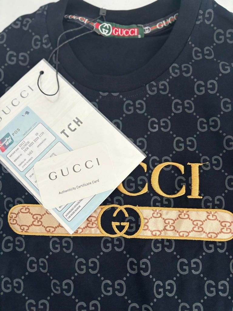 Tricou Gucci Barbati Extra Calitate Model Nou