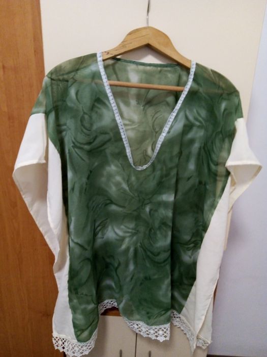 Плажен кафтан - пончо