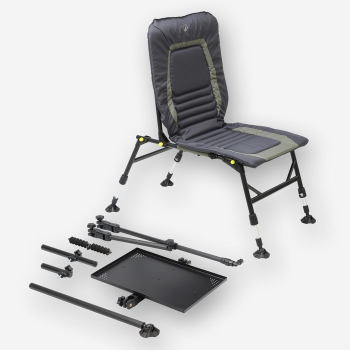 Scaun complet echipat pescuit la feeder - produs resigilat Decathlon