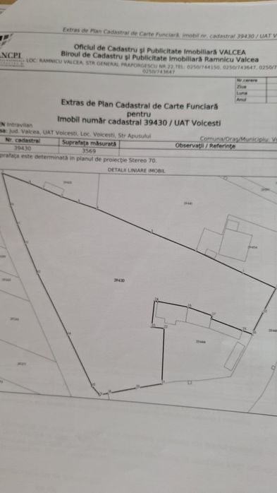 Teren cu casă bătrânească, com. Voicești, jud. Vâlcea 35000 €