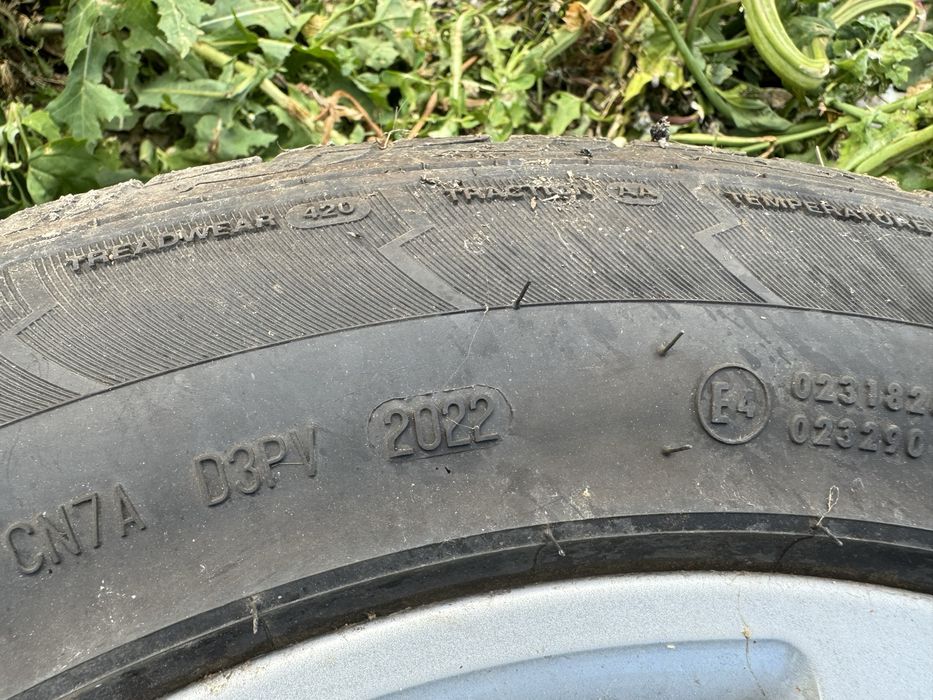 4 бр оригинални джанти 5x112 8J ET43 с НОВИ летни гуми 235/55/17