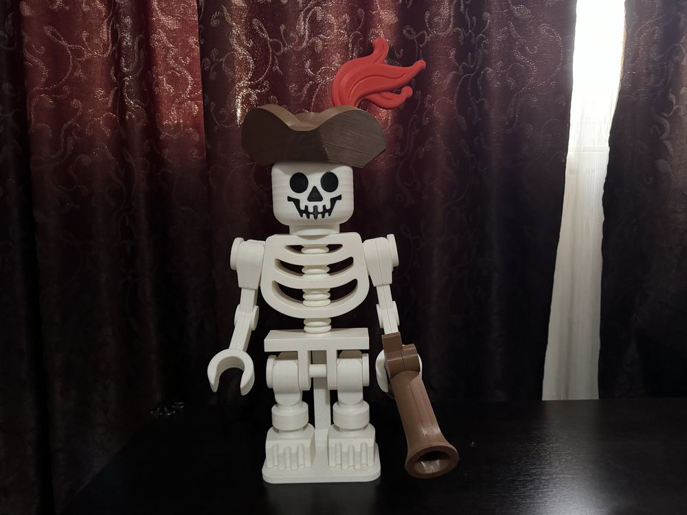 Figurina Mega LEGO Pirate Skeleton - UNICAT - DE COLECTIE 52 cm