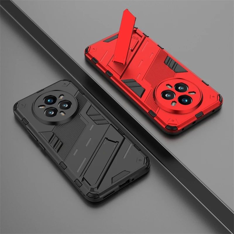 Realme 14 Pro+ 5G / PUNK ARMOR Удароустойчив кейс гръб със стойка