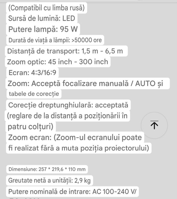 Vând videoproiector