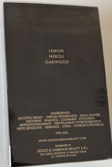 DOLCE & GABBANA THE ONE for Men Parfum intense