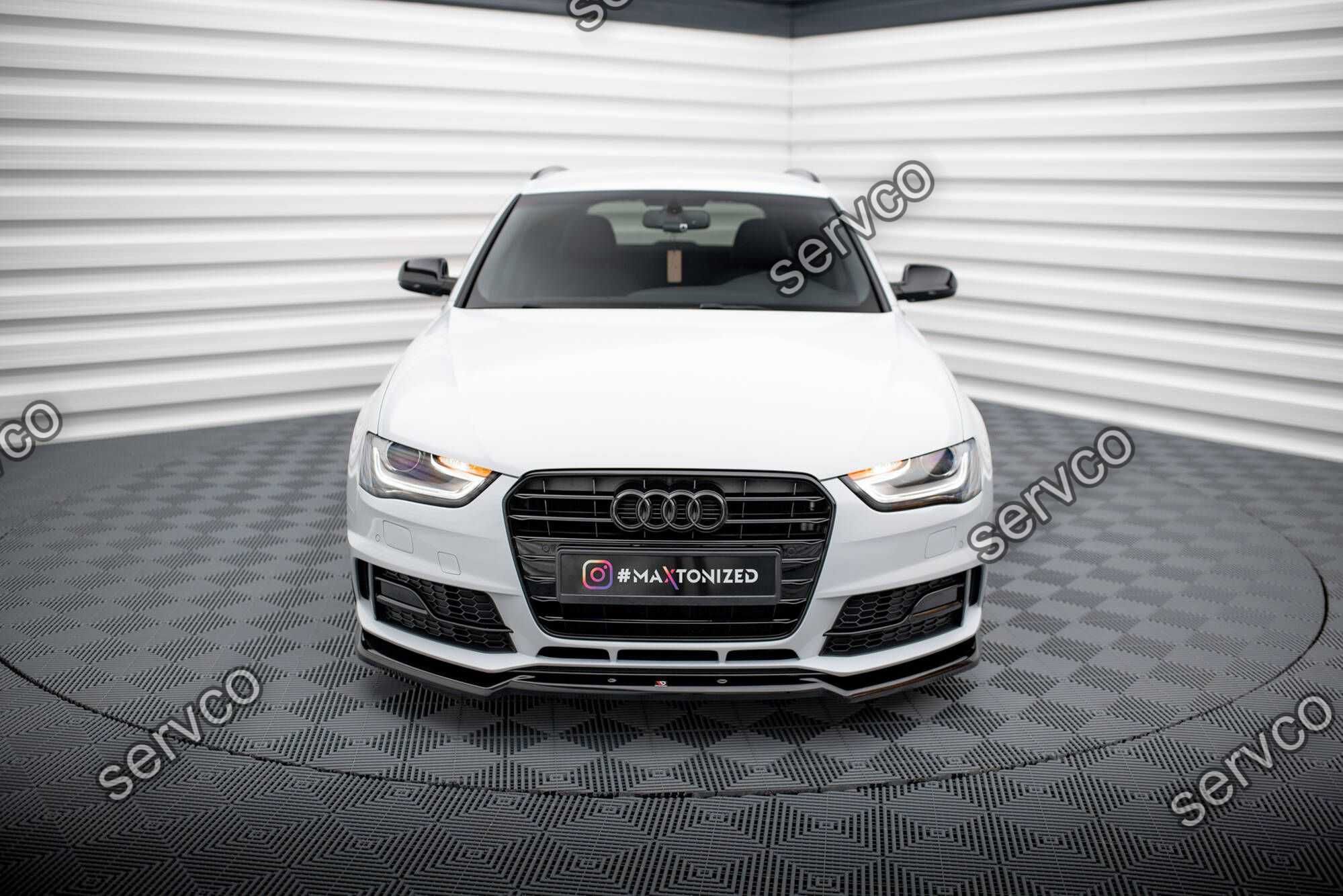 Prelungire bara fata Audi A4 Competition B8 2011-2015 v2 Maxton Design