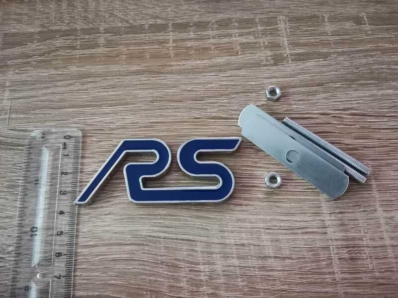 синя емблема за решетка Ford RS