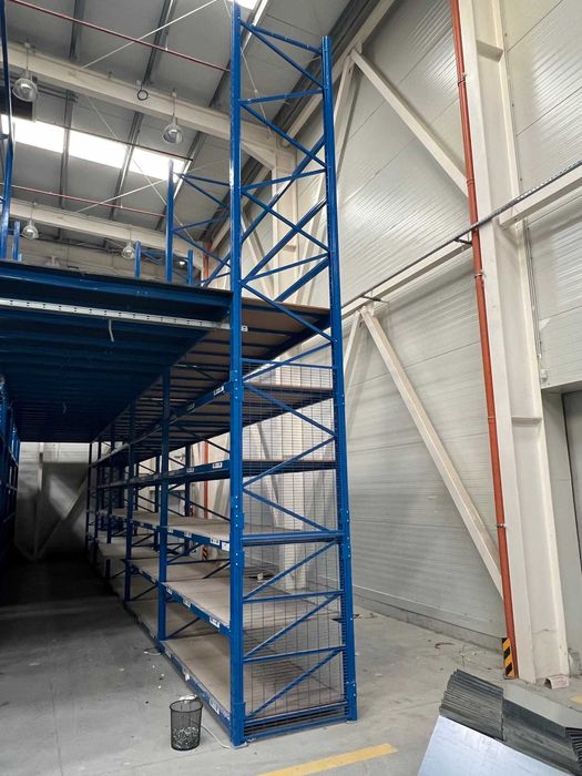 Rafturi industriale cu mezanin  -Demontate