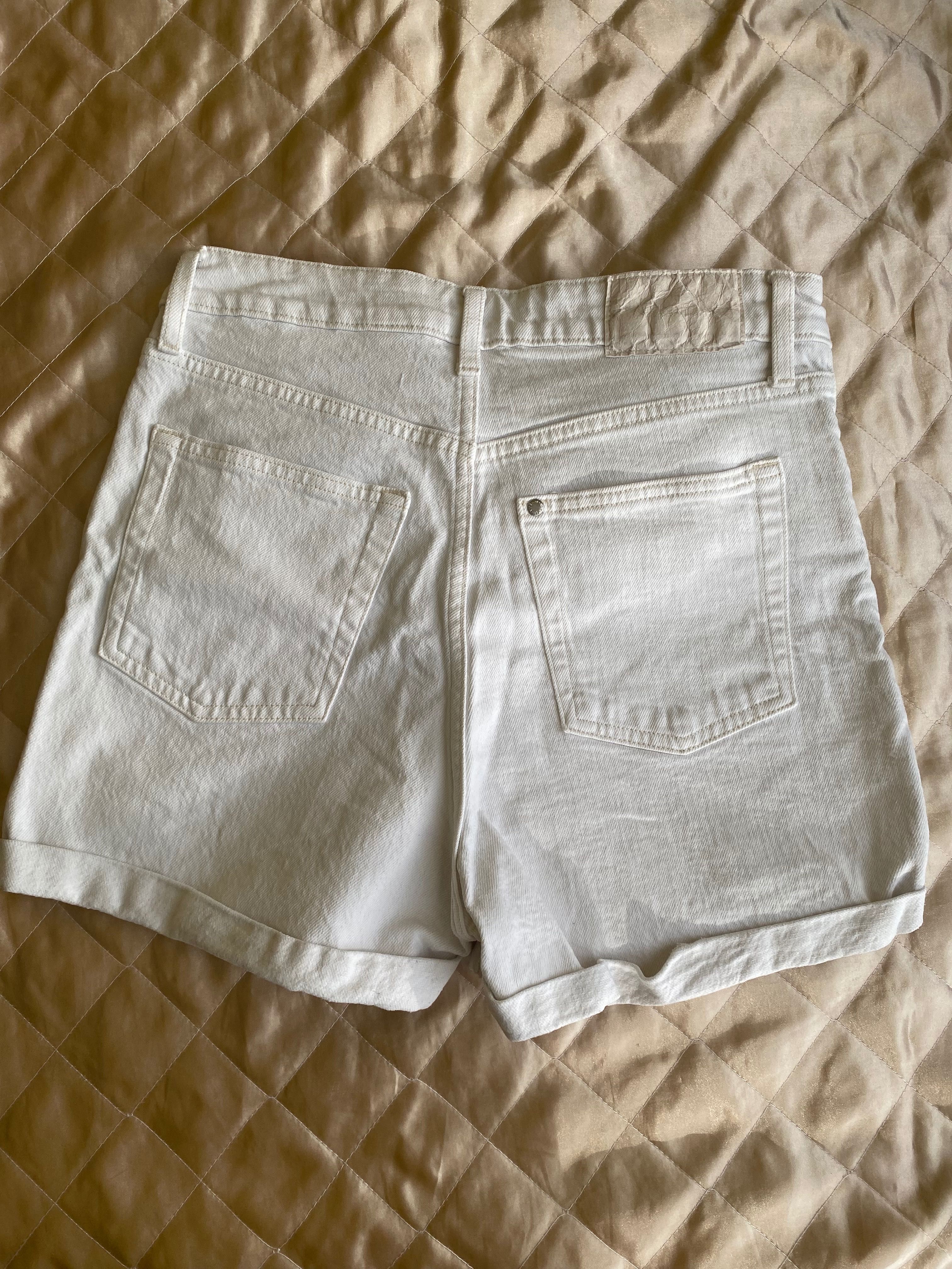 Къси бели дънки H&M