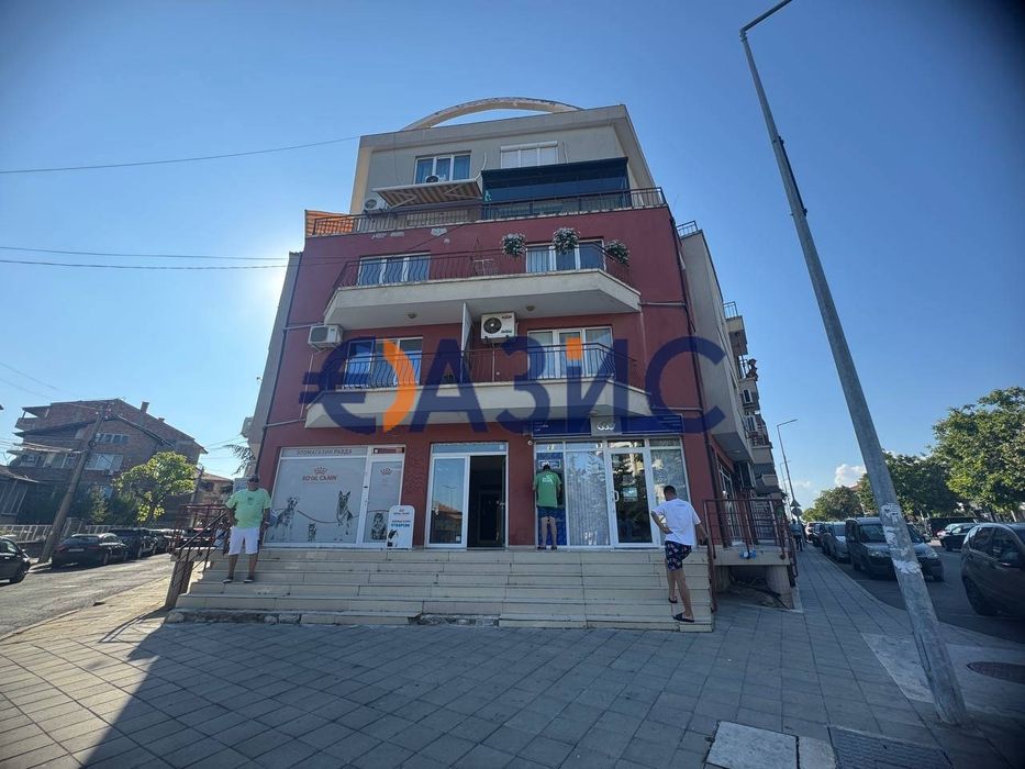 Апартамент с 1 спалня без такса поддръжка в центъра на Равда, 54 кв. м