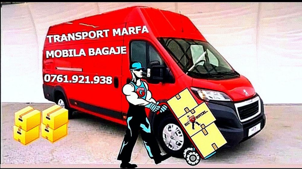 Transport marfa mobila mutari bagaje debarasari case moloz gunoi carto