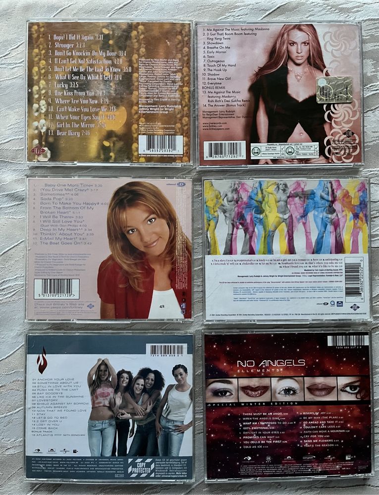 Cd-uri muzica Pop/Dance (Britney Spears, Jeniffer Lopez, No Angels)