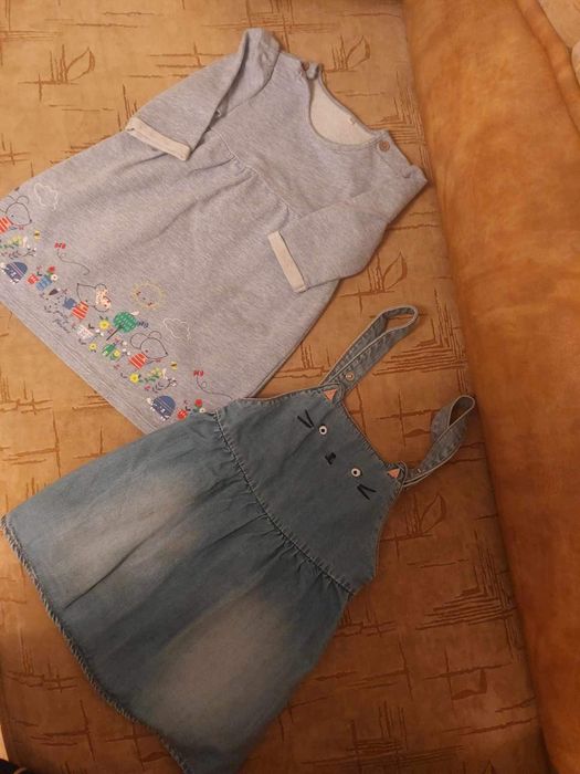 Lot rochite 12-18 luni, marime 86 ca noi, H&M si TU