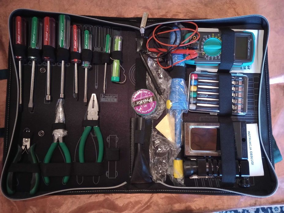 multimetru analogic ProsKit,nou,trusa masura si control