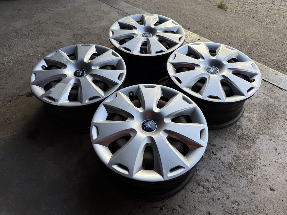 Jante tabla Ford R16 5x108 cu capace originale