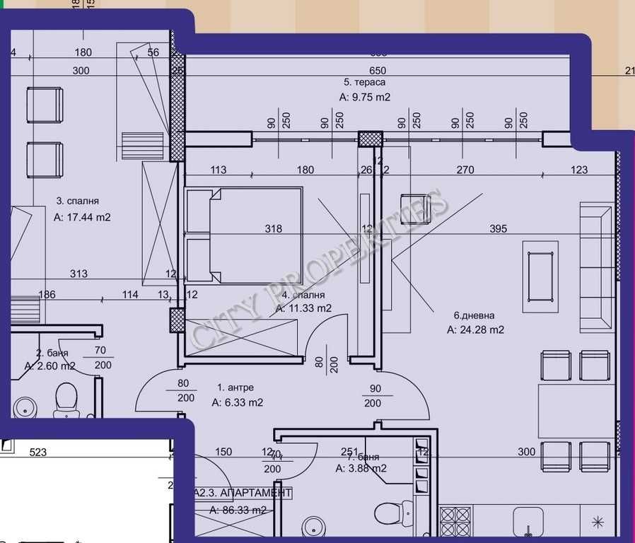 Продава се Тристаен апартамент в Благоевград, Освобождение - 73 кв.м за 870 €/кв.м - Снимка #4