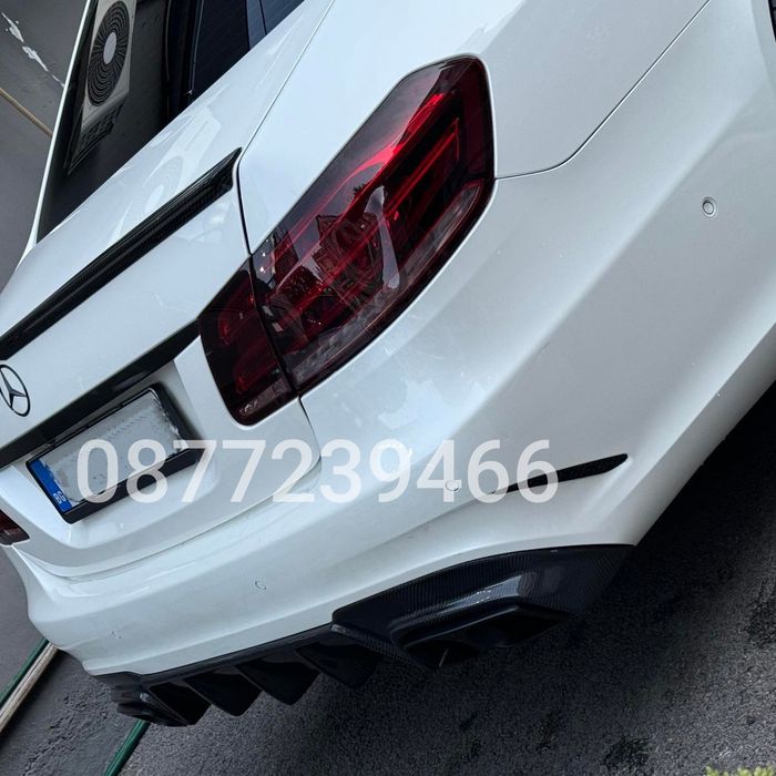Mercedes w212 Brabus Пакет дифузьор Лип спойлер Накрайници AMG Мерцеде