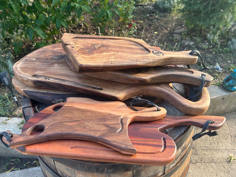 Tocator lemn nuc, cires sau fag