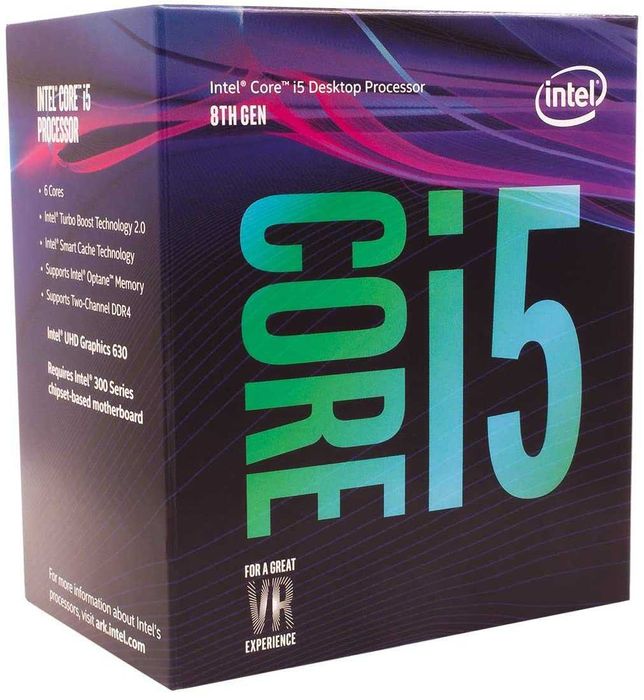 Procesor Intel i5-8400, 6 nuclee / 6 thread-uri, 2.8GHz (4.0GHz Boost)