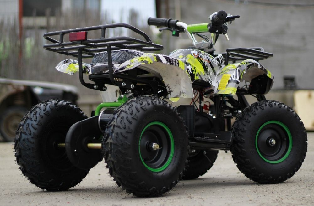 Mini ATV electric pentru copii NITRO Torino Quad 1000W 48V #Verde