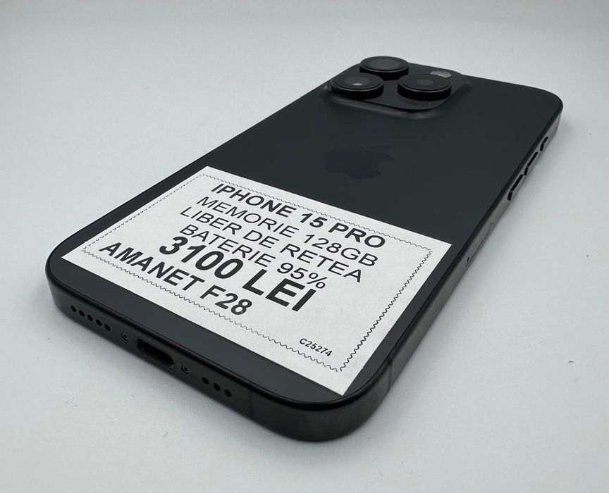 Amanet F28: Iphone 15 Pro 128 GB