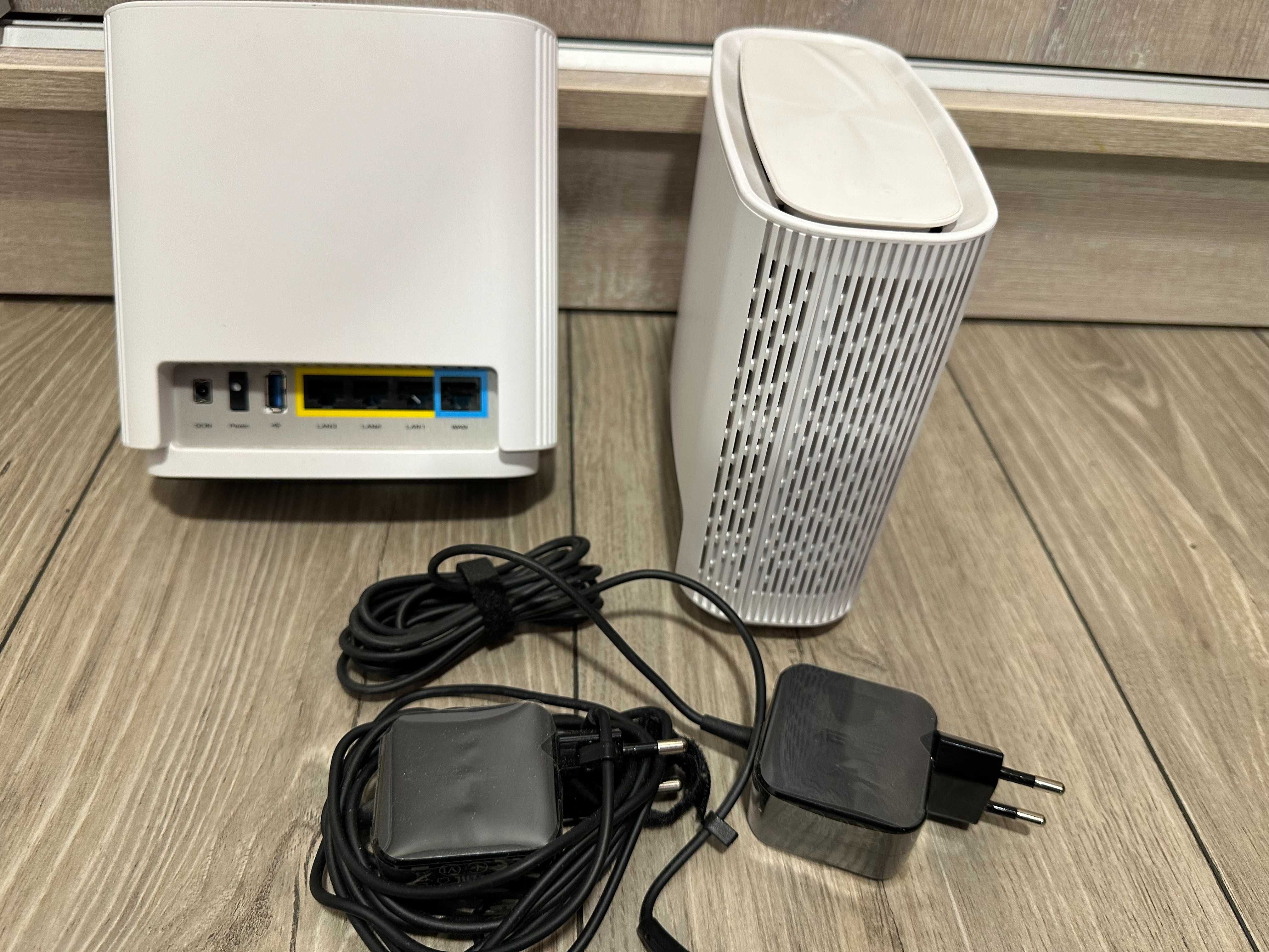 Рутер  Система Wi-Fi Mesh Asus ZenWifi CT8, MU-MIMO, AC3000, White