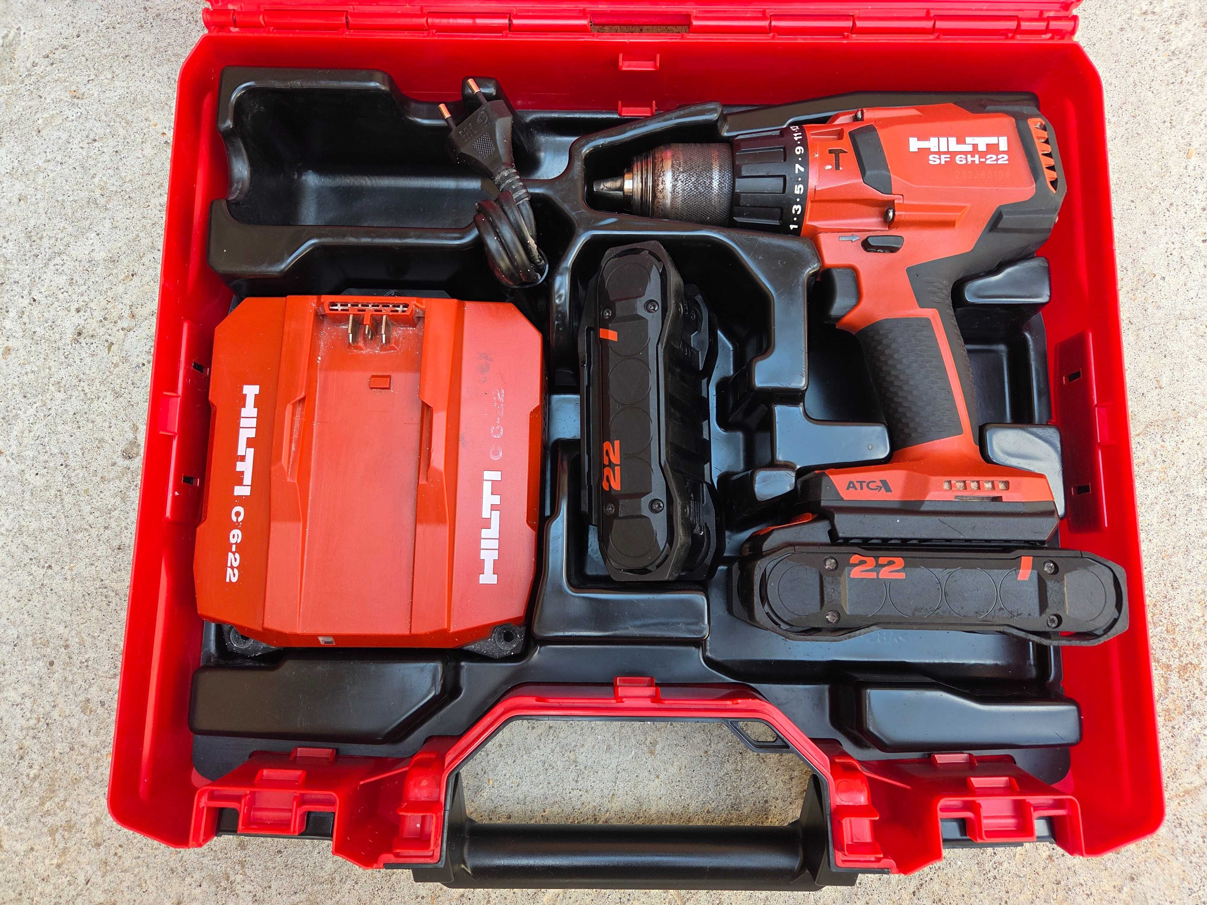 Hilti SF 6H-22 ATC Nuron - Мощен ударен винтоверт - ПЕРФЕКТЕН!
