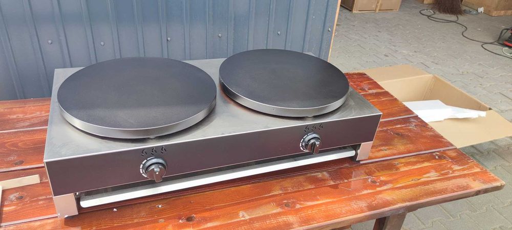 Plita Clatite uriase dubla pe gaz 2x40cm din Fonta NOUA