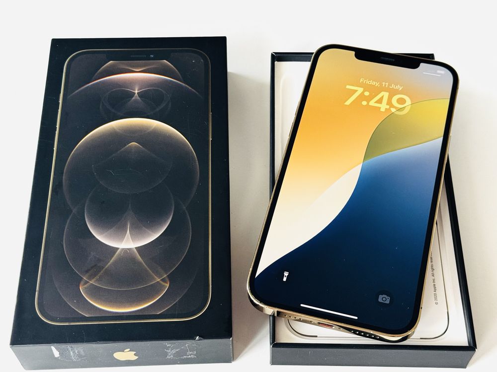 Iphone 12 Pro Max 128GB Gold 100% Батерия!  Гаранция 6 месеца