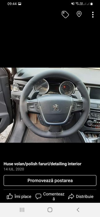 Huse volan piele naturala