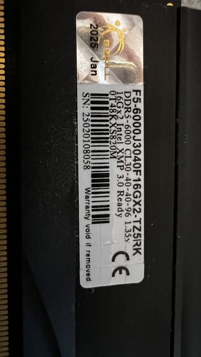 Memorie RAM G.SKILL Trident Z5 Neo 2x16gb 6000mh cl30