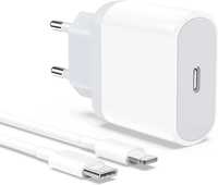 Adaptor + cablu 20W/25W USB C lighting compatibil apple iphone/ipad 2m