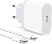 Adaptor + cablu 20W/25W USB C lighting compatibil apple iphone/ipad 2m