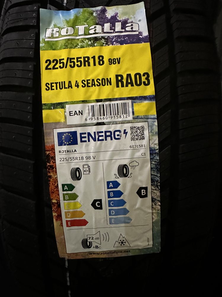 Нови всесезонни ROTALLA SETULA 4 SEASON RA03 225/55R18 98V НОВ DOT