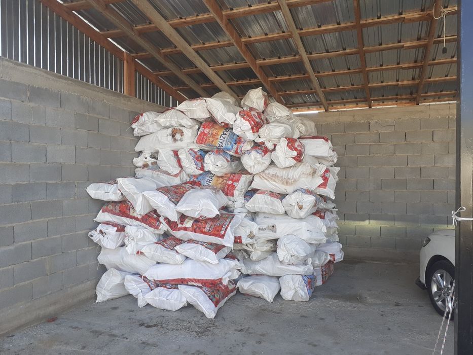 Дрова сухие большой мешок 50кг