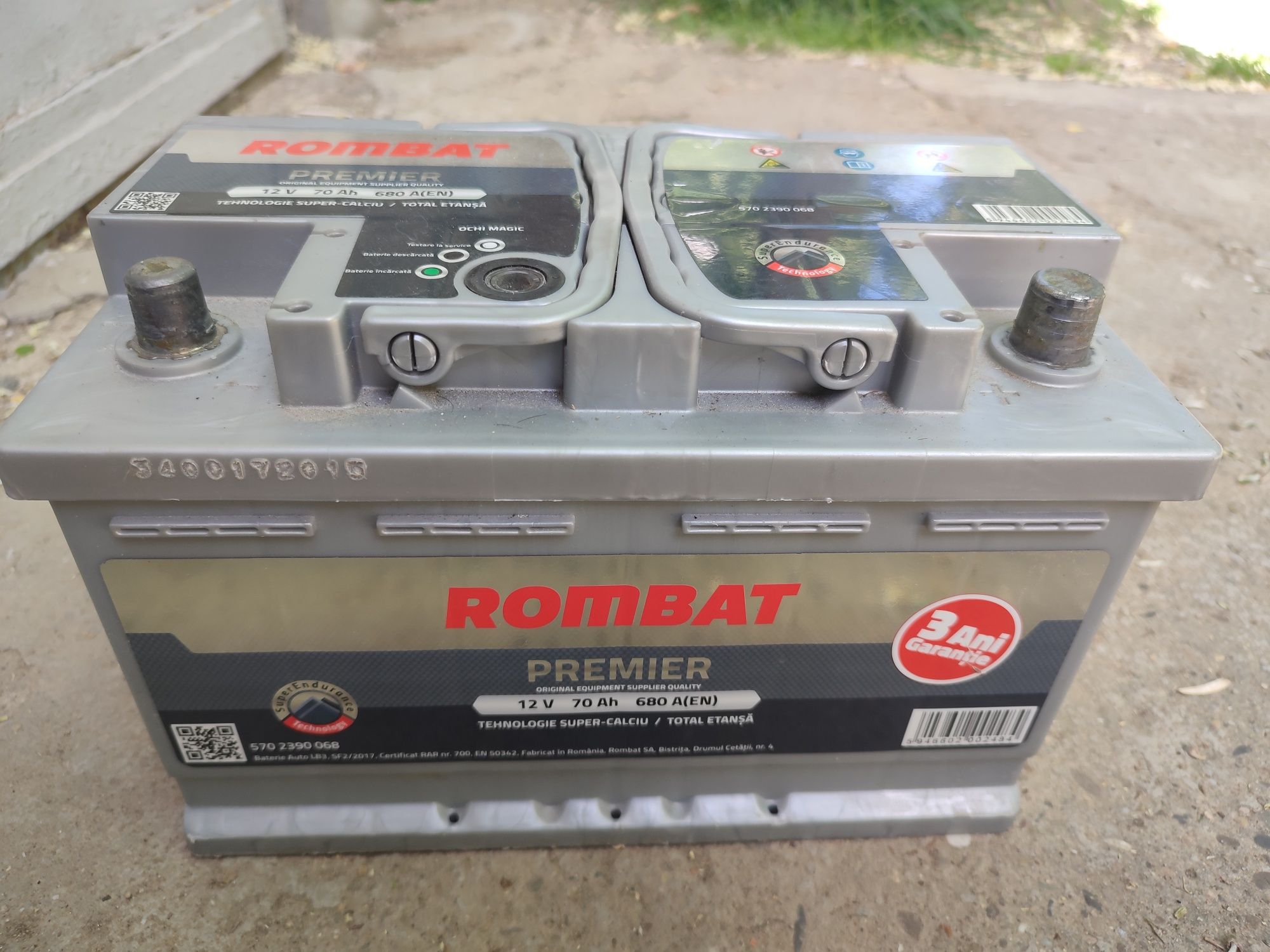 Baterie auto Rombat 70 AH in garantie