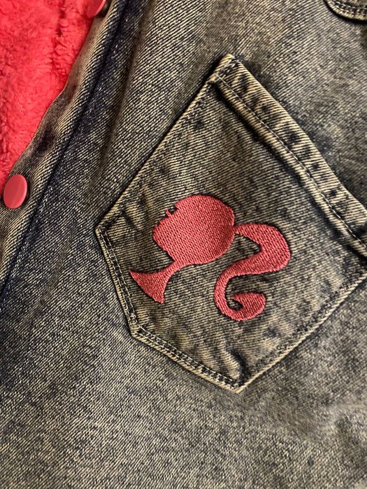 Зимно дънково яке Барби за момиче 9-10г