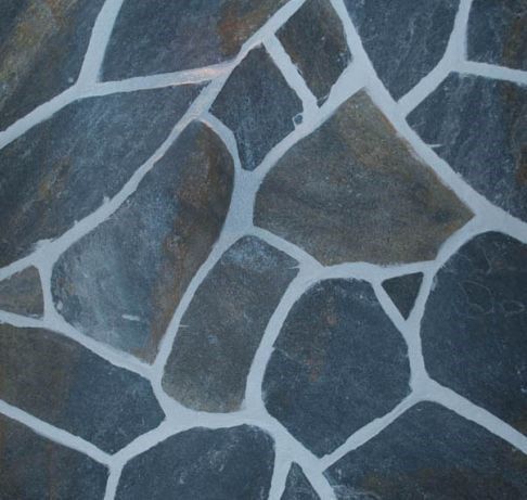 Piatra naturala/piatra decorativa exterior/ardezie poligonala Blue