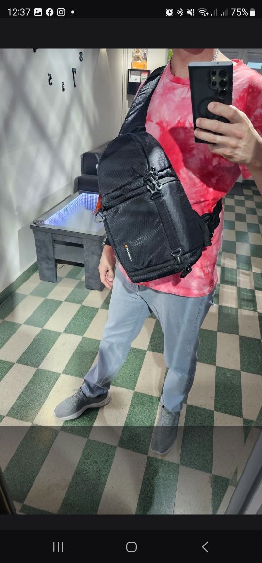 Фото рюкзак мини через плечо