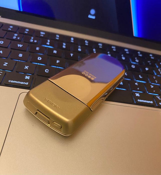 Telefon Nokia 8800 Sirocco GOLD / AURIU Silver ! Arte carbon sapphire