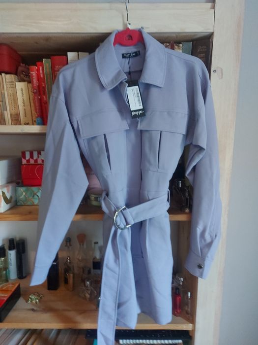 Salopeta Nasty Gal lila, cu eticheta, marimea S-M