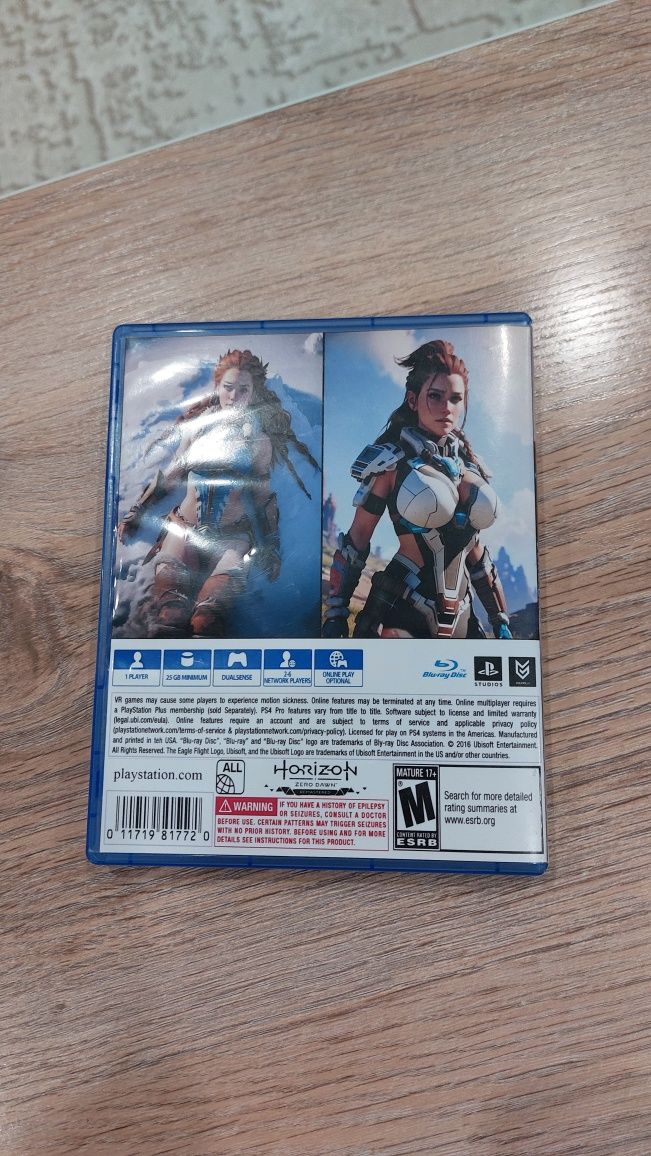 Диск на playstation 4,  horizon - zero dawn
