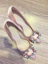 Forever New Pink Bridal Heels