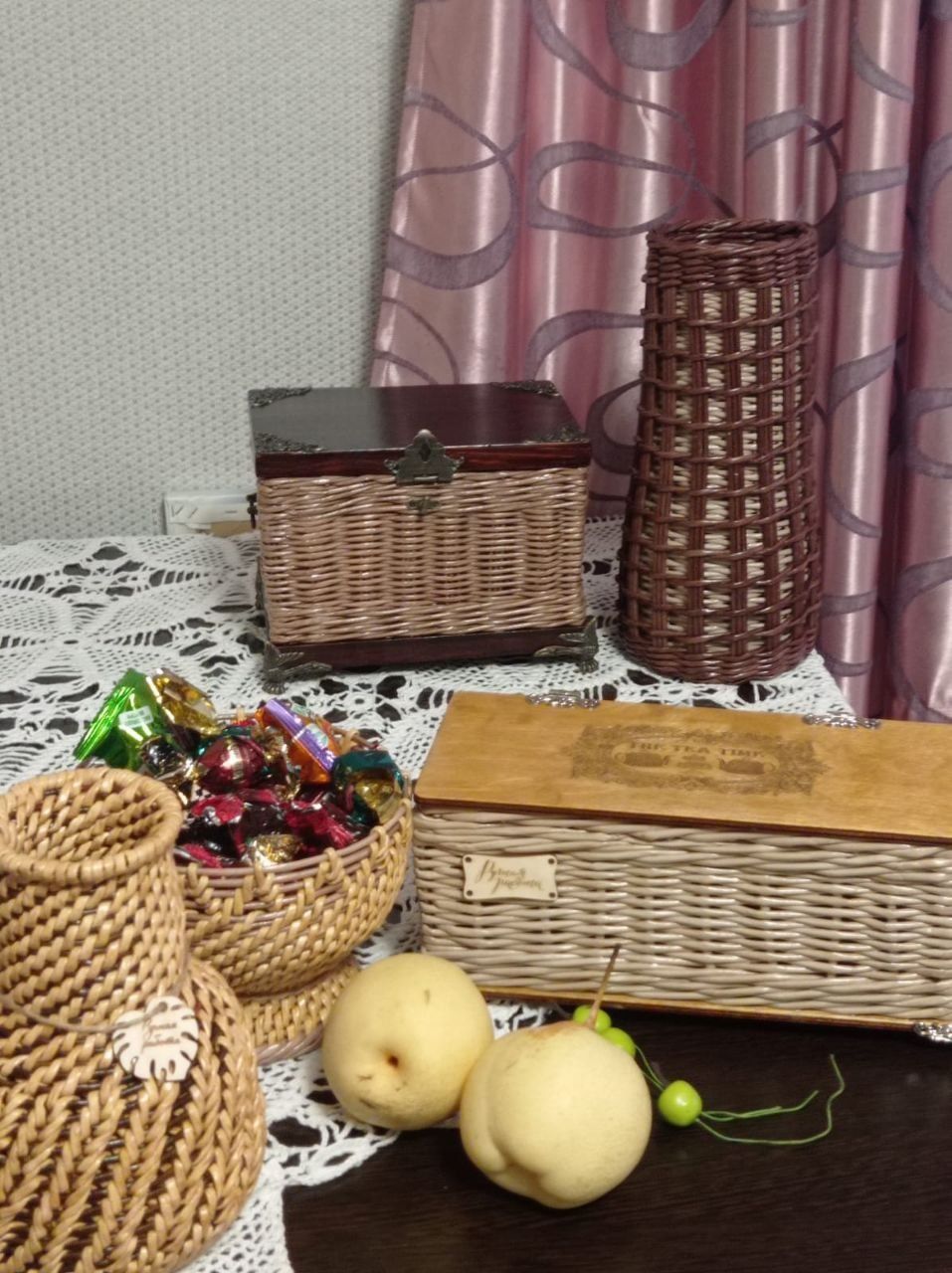 Плетеные изделия,ручная работа