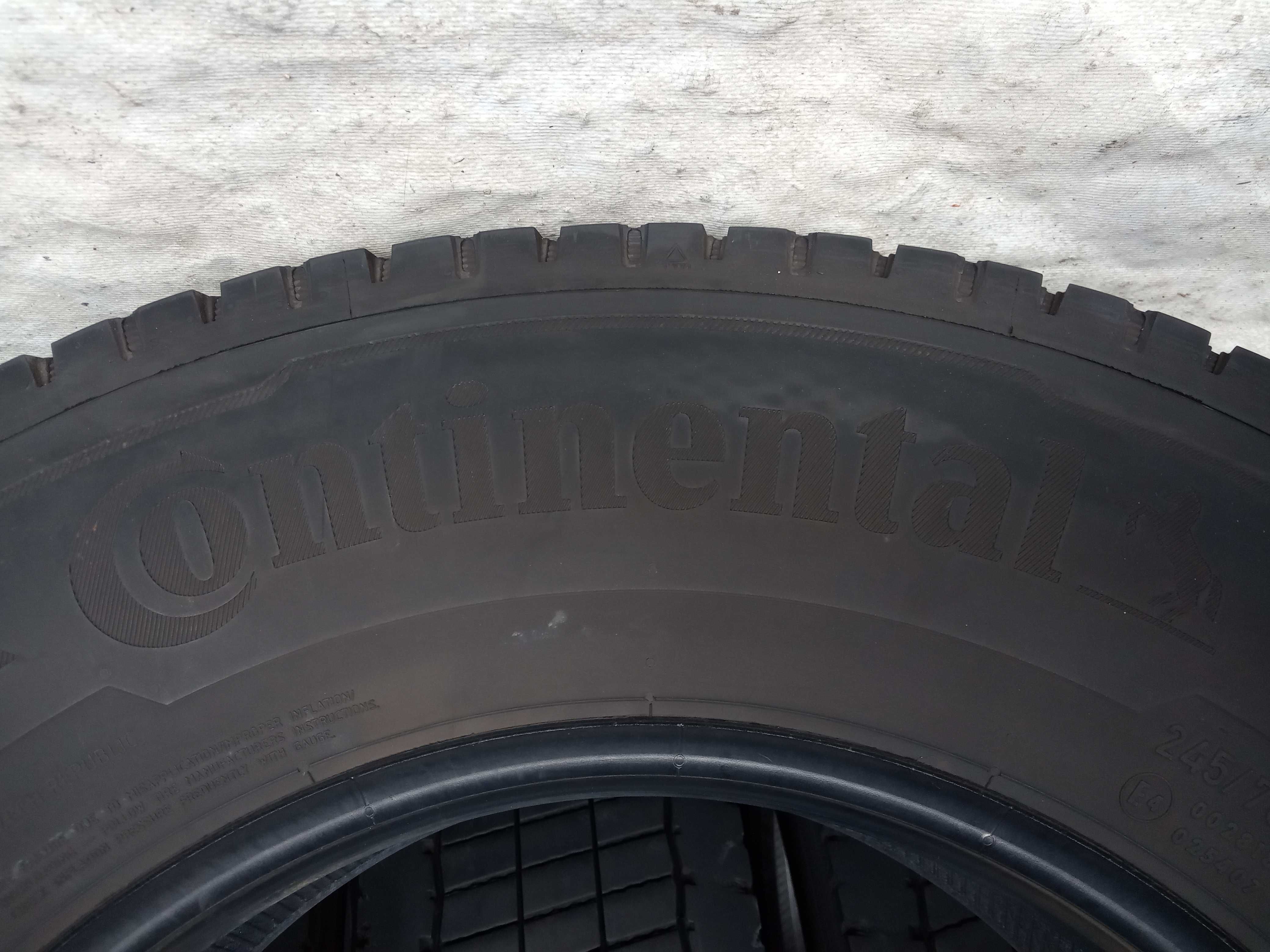 4 тежкотоварни гуми 245/70R17.5 Continental Hybrid LD3 136/134M 14PR