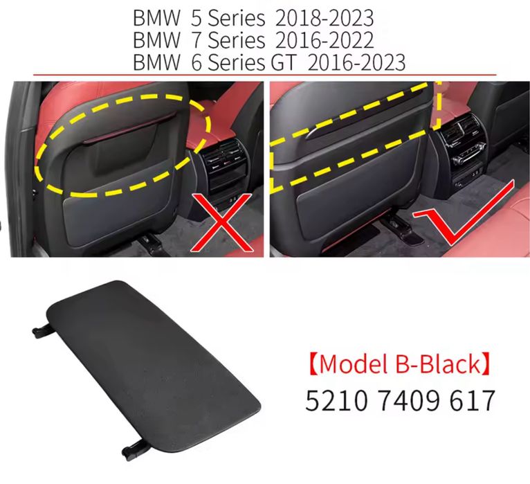 Buzunar scaun dopozitare negru bej Oyster Bmw Seria 5 7 G11 G12 G30